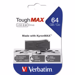 Verbatim ToughMAX - Memoria USB 64 GB - Nero - Vista aggiuntiva 4