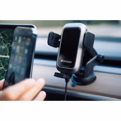 Verbatim FWC-03 Pro Qi Fast Wireless Autoladegerät retail Nero - Vista aggiuntiva 7