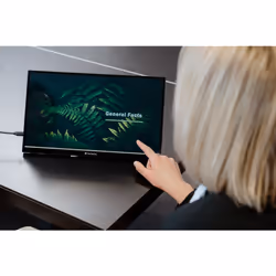 Verbatim 49592 Monitor PC 39,6 cm (15.6") 1920 x 1080 Pixel Full HD LCD Touch screen Nero - Vista aggiuntiva 7