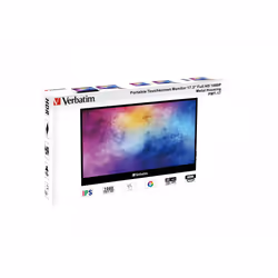 Verbatim 49593 17.3" Full HD LCD Touch Nero - Vista aggiuntiva 5