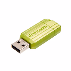Verbatim Store n Go Pinstripe USB 2.0 Eucalyptus Green 64GB - USB-Stick - 64 GB unità flash USB USB tipo A Blu