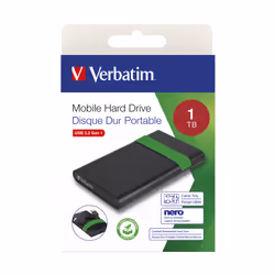 Verbatim 53112 disco rigido esterno 1 TB 5400 Giri/min 2.5" USB di tipo B 3.2 Gen 1 (3.1 Gen 1) Nero - Vista aggiuntiva 4