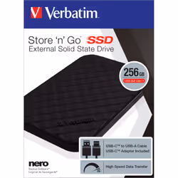 Verbatim SSD Portatile Store 'n' Go USB 3.2 GEN 1 256 GB - Vista aggiuntiva 4