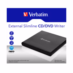 Verbatim Masterizzatore CD/DVD esterno Slimline - Vista aggiuntiva 4