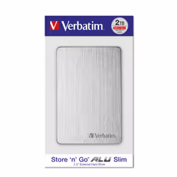 Verbatim Disco rigido portatile Store 'n' Go ALU Slim da 1 TB Argento - Vista aggiuntiva 8