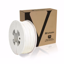 Verbatim 55328 materiale di stampa 3D Acido polilattico (PLA) Bianco 1 kg