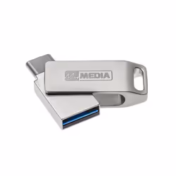 MyMedia MyDual USB 3.2 Gen 1, 128 GB, USB Type-A / USB Type-C, 3.2 Gen 1 (3.1 Gen 1), Girevole, 9 g, Argento