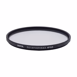 Hoya Mist Diffuser Black No0.5, 55 mm, Filtro di diffusione per fotocamera, Nessun rivestimento, 1 pz