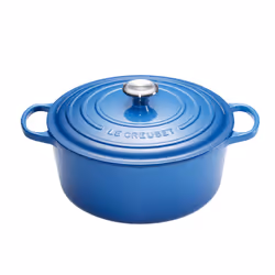 Le Creuset 21177242002430, 4,2 L, Rotondo, Blu, Ghisa, Smaltato, Blu