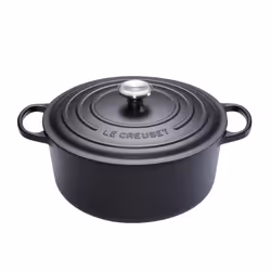 Le Creuset 21177260000430, 5,3 L, Rotondo, Nero, Ghisa, Smaltato, Nero