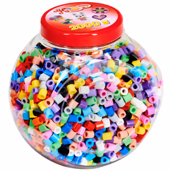 Hama 00008588, Multicolore, Perlina in tubo, 2000 pz
