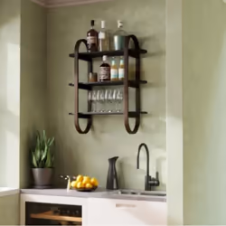 Umbra Bellwood A muro Legno Nero, Noce