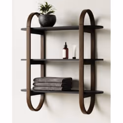 Umbra Bellwood A muro Legno Nero, Noce