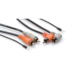Hosa Technology 2 x RCA/2 x RCA cavo audio 2 m Nero