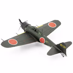 Metal Earth Mitsubishi Zero Aeroplano Kit di montaggio