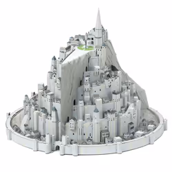 Metal Earth minas tirith, Set da costruzione, 14 anno/i, Metallo