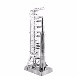 Metal Earth Apollo Saturn V with Gantry, Kit shuttle+razzo, Kit di montaggio, Apollo Saturn V with Gantry, Qualsiasi tipo, Me ...