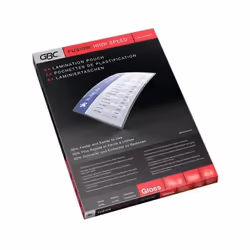 GBC Pouch per plastificazione Highspeed 2x75 micron lucide (100) - Vista aggiuntiva 6