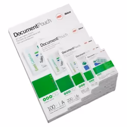 GBC Pouch per plastificazione documenti A4 2x37.5mic lucide(200) - Vista aggiuntiva 4
