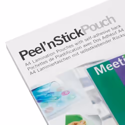 GBC Pouch plastificazione Peel`n Stick A4 2x75 mic opache (25) - Vista aggiuntiva 4