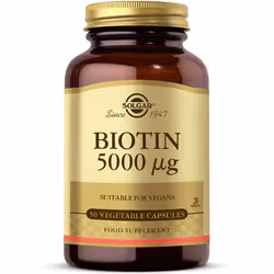 Solgar Biotin 5000 mcg, Vitamina singola