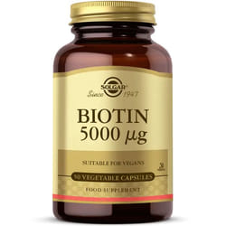 Solgar Biotin 5000 mcg Vitamina singola