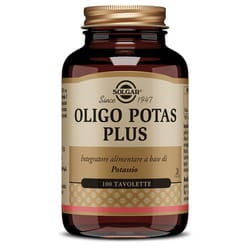 Solgar Oligo Potas Plus Integratore Potassio 100 Tavolette