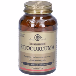 Solgar Fitocurcuma Integratore Antiossidante 60 Capsule Vegetali