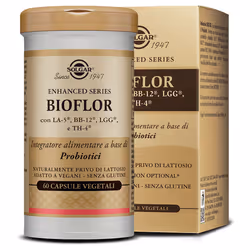 Solgar Bioflor a base di probiotici favorisce il naturale equilibrio della flora intestinale per gli adulti. Aiuta a combatte ...