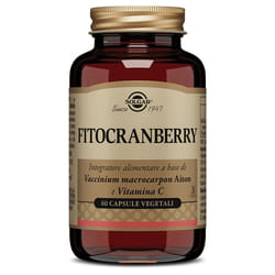 Solgar Fitocranberry Integratore per Vie Urinarie 60 Capsule