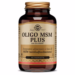 Solgar Olico Msm Plus è un integratore alimentare a base di zolfo, ideale per rinforzare unghie e capelli e supportare la sal ...
