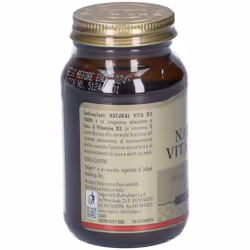 Solgar Natural Vita D3 1000 Integratore di Vitamina D 100 Perle