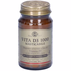 Solgar Vita D3 1000 Masticabile Integratore Vitamina D 100 Tavolette
