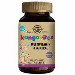 Solgar Cangurini Multinutrients Integratore MultiVitaminico 60 Tavolette Masticabili Frutti di Bosco
