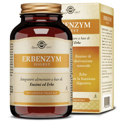 Solgar Erbenzym Digest Integratore Digestivo 90 Capsule Vegetali