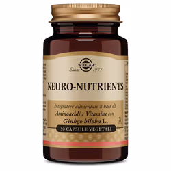 Solgar Neuro Nutrients è un integratore che favorisce il ripristino dell'equilibrio e del tono, utile anche per la memoria e  ...