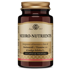 Solgar Neuro Nutrients Integratore per Memoria, Stanchezza e Sistema Nervoso 30 Capsule