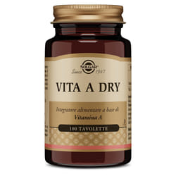 Solgar Vita A Dry Integratore Ricostituente 100 Tavolette