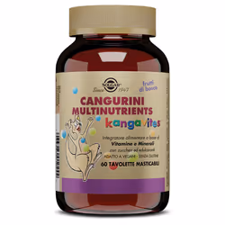 Cangurini Multinutrients Frutti di Bosco è un integratore alimentare energizzante e combatte contro lo stress. Confezione da  ...