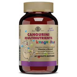 Cangurini Multinutrients Frutti di Bosco Integratore Energizzante 60 Tavolette