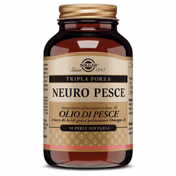 Neuro Pesce è un integratore alimentare indicato per il benessere della vista e del cuore. Confezione da 50 perle. 
