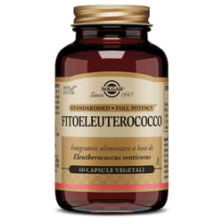 Solgar Fitoeleuterococco Integratore per Memoria 60 Capsule