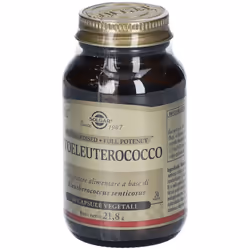 Solgar Fitoeleuterococco Integratore per Memoria 60 Capsule