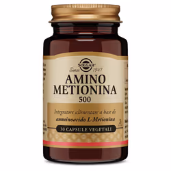 Solgar Amino Metionina 500 è un integratore alimentare a base di L-Metionina in forma libera, essenziale per la sintesi di SA ...