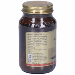 Solgar Natural Vita D3 per Salute Ossa e Supporto Immunitario 100 Perle