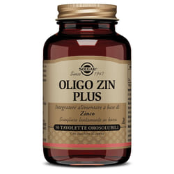 Solgar Oligo Zin Plus Integratore per Difese Immunitarie 50 Tavolette