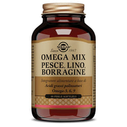 Solgar Omega Mix Integratore di Omega3 per Cuore e Colesterolo 60 Softgels