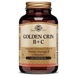 Solgar Golden Crin B+C Integratore Vitaminico 100 Tavolette