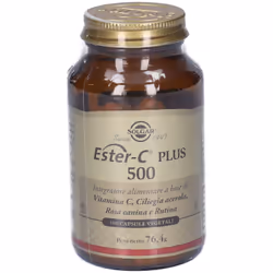Solgar Ester C Plus 500 Integratore per Difese Immunitarie 100 Capsule Vegetali