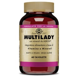 Solgar Multilady Integratore Vitamina e Minerali per Donna 60 Tavolette